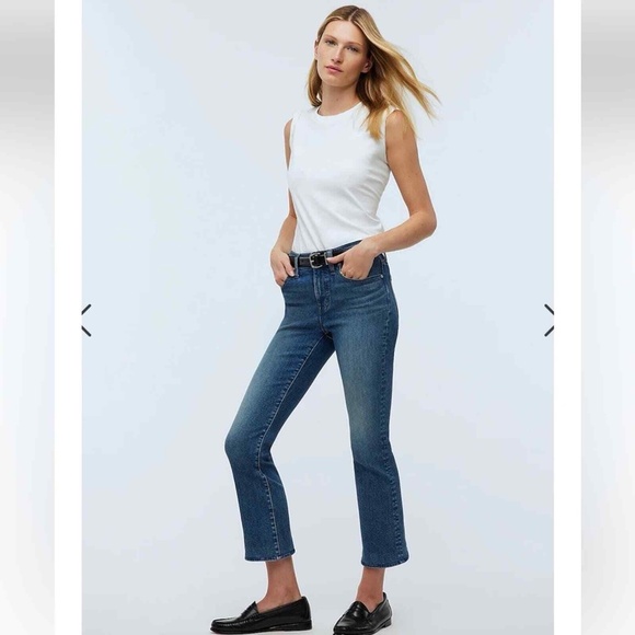 Madewell  Cali Demi Boot Cut Jeans Size 26P - Picture 1 of 7